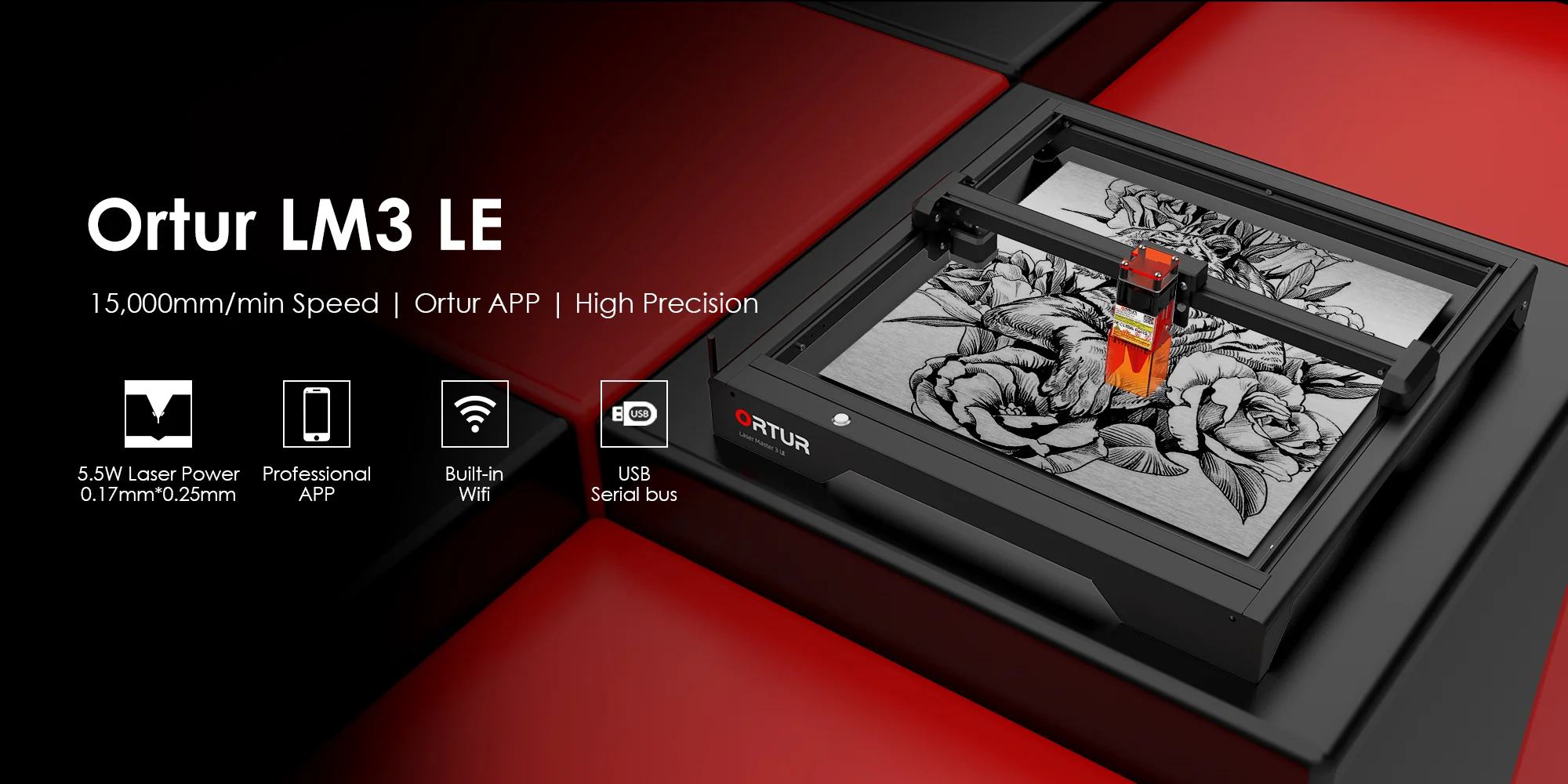Ortur Laser Master 3 Limited Edition machine