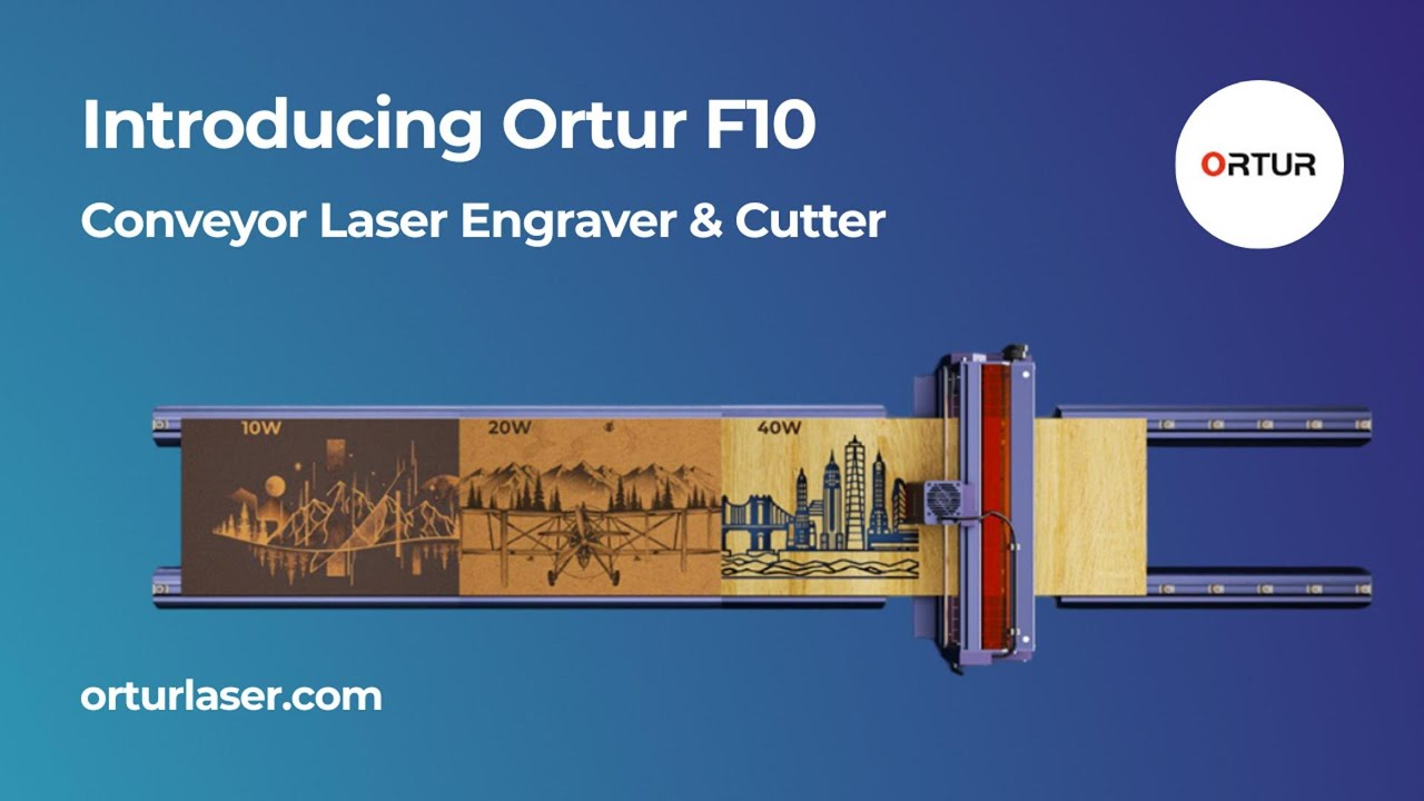Carica video: Presentazione del incisore laser a nastro Ortur F10
