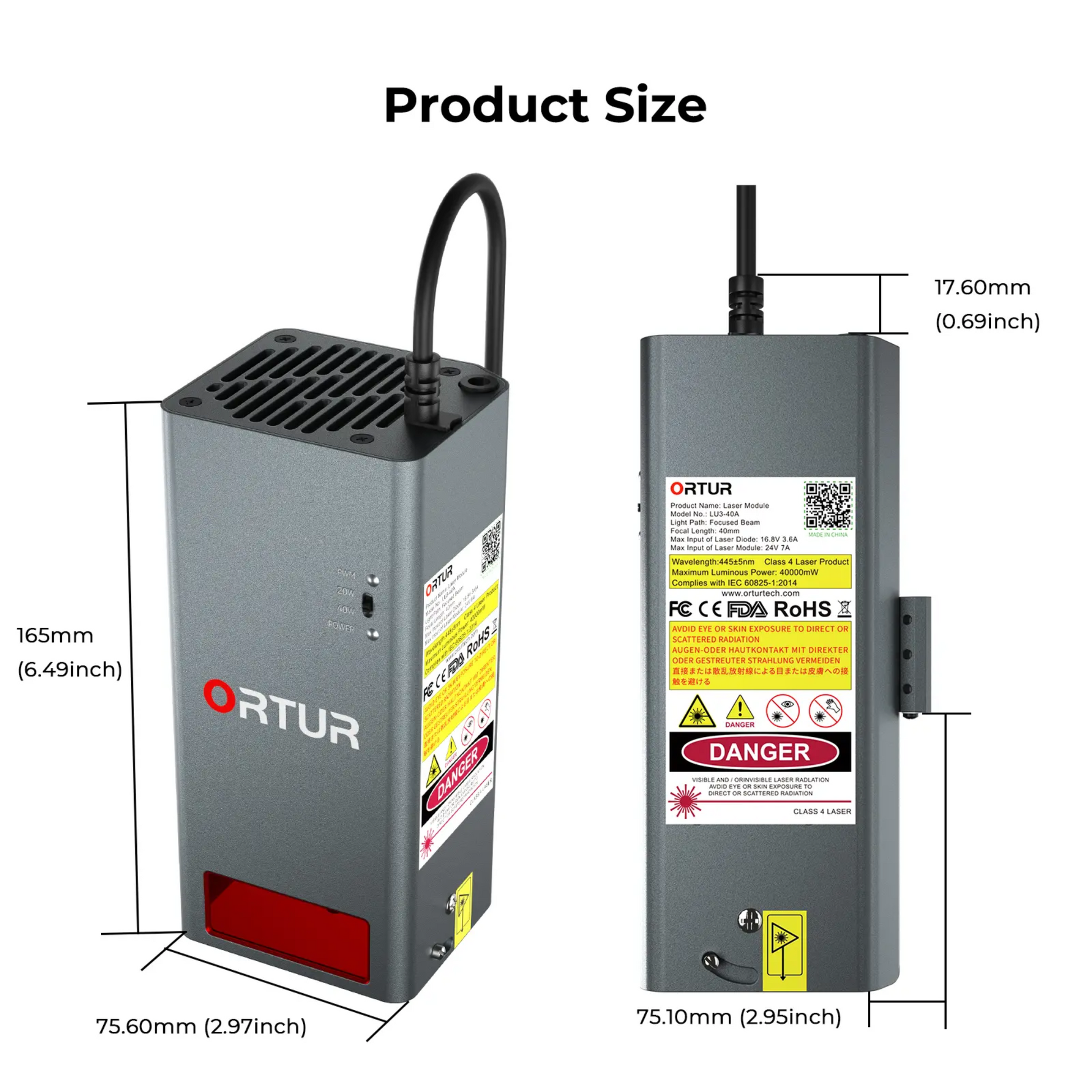 ortur 40w laser module lu3 40a product image 9