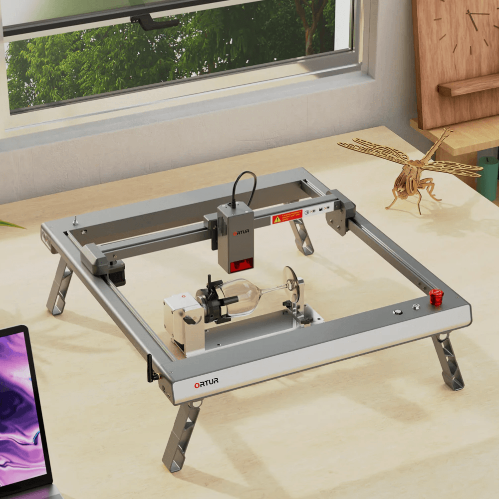 Ortur accessories guide y-axis rotary chuck yrc1