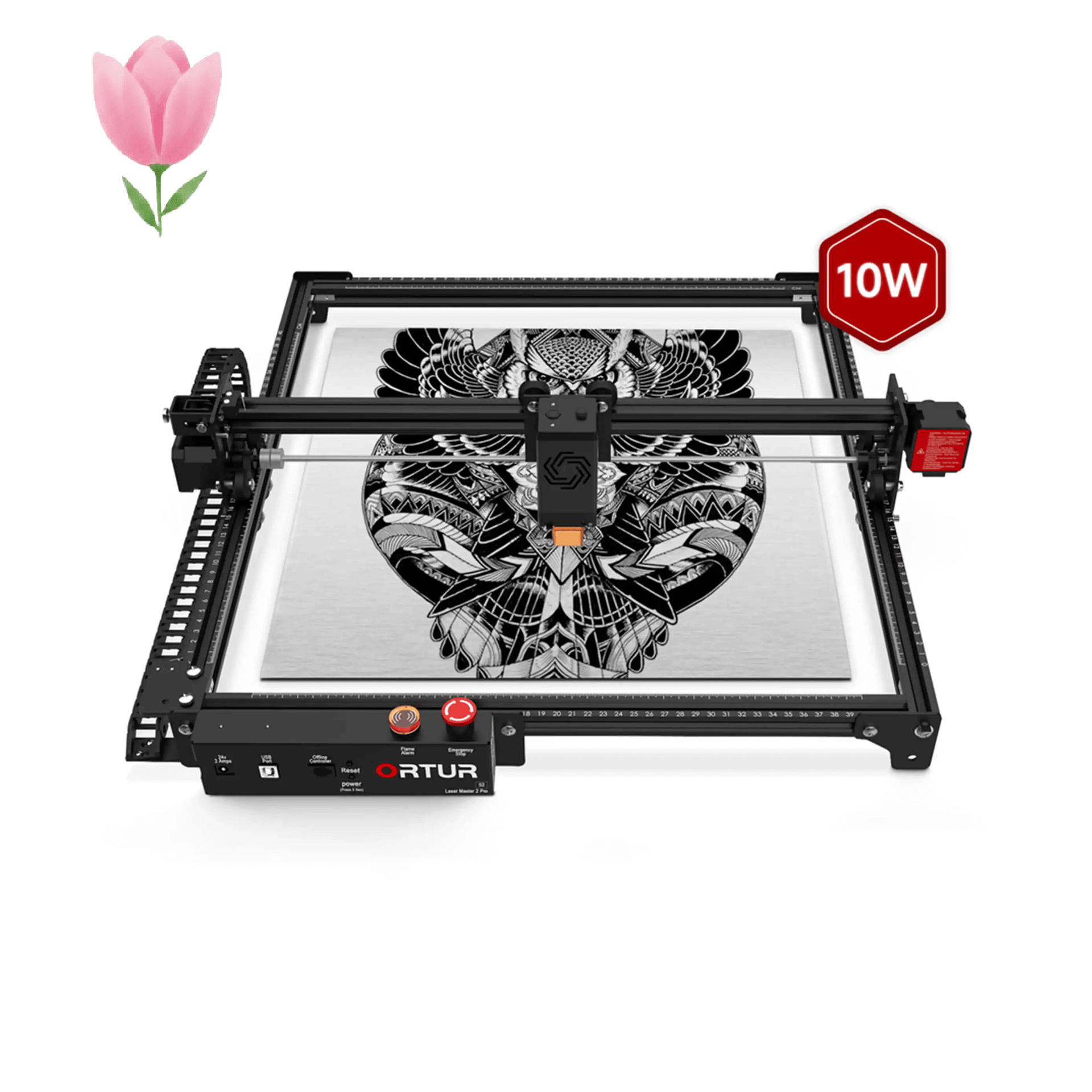 Ortur Laser Master 2 Pro S2 Incisore e Taglierina Laser 1.6W/5.5W/10W