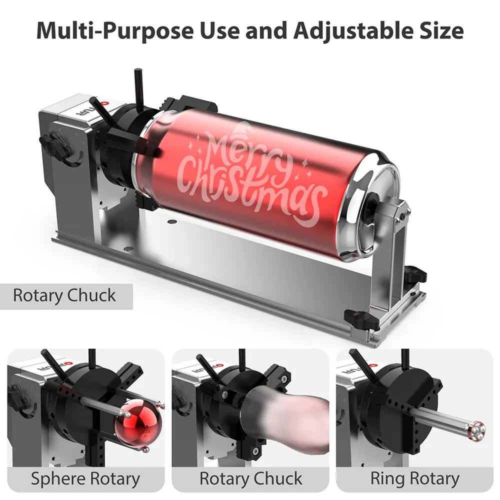 Ortur Laser Y-axis Rotary Chuck (YRC1.0)